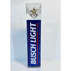 Busch Light Beer Tap Handle-Vintage Draft Pull Knob-Threaded-Bar-Pub